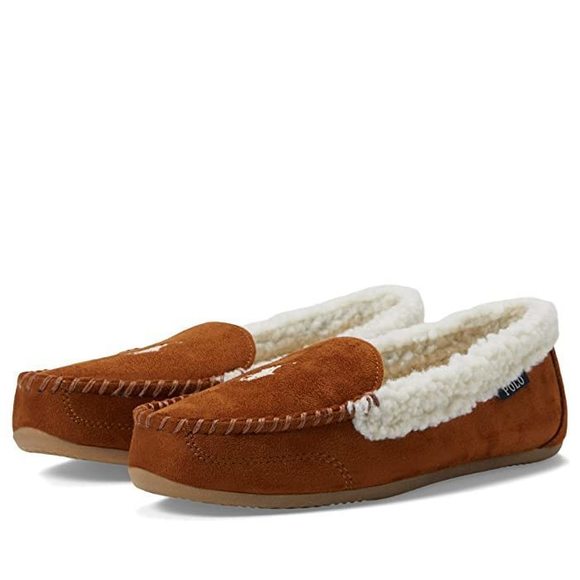 Polo Ralph Lauren Women's Declan Moccasin Slipper Shoes , Snuff ,6 M - Picture 1 of 1